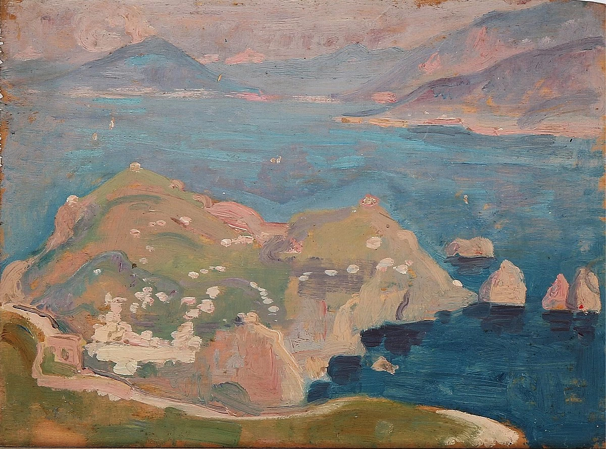 Lili Elbe - Veduta di Capri
